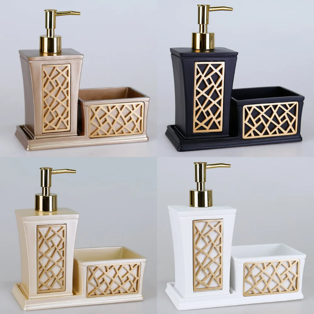 

200ML SPONGE LIQUID SOAP DISPENSER BATHROOM AND KITCHEN ACCESSORIES RESISTANT EMPTY BOTTLE RESIN RESISTANT MATERIAL MIRAGE SERIE