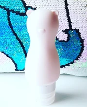 Botellas de viaje de silicona con forma de Animal, contenedor de loción y champú cosmético, tubo exprimible, accesorios de viaje, almacenamiento de botellas rellenables