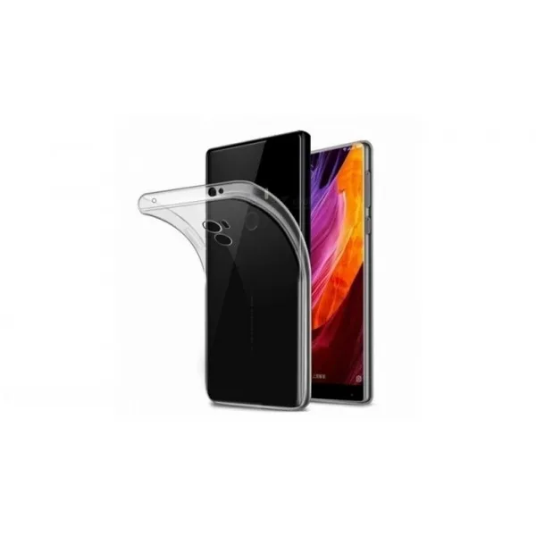 Чехол силиконовый мягкий для Xiaomi Mi Mix 2(Прозрачный