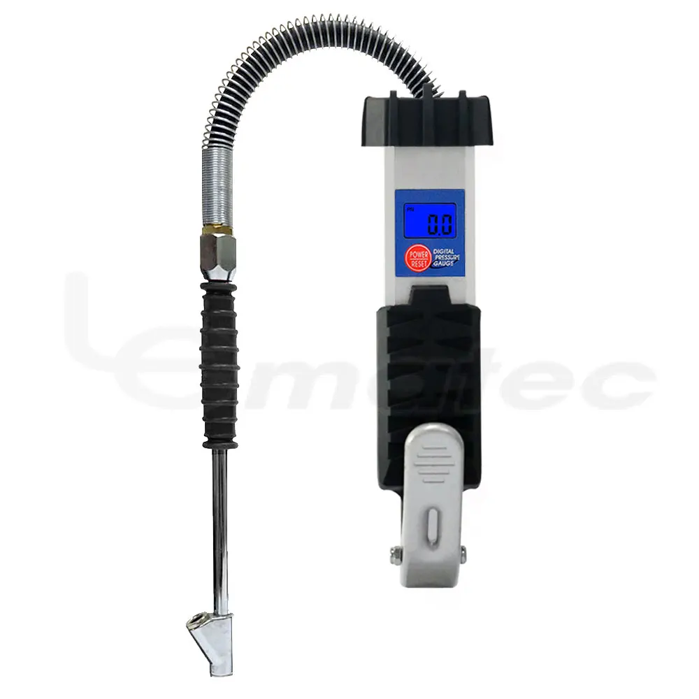 LEMATEC Pro тяжелый цифровой насос давления в шинах с цифровым манометром для авто грузовик, автомобиль, мотоцикл пистолет для накачивания шин