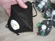 Mascarilla facial KN95 con válvula de respiración, máscara antipolvo con válvula equivalente a FFP2, cerca de FFP3, 1/5/10/20/50/100 Uds.