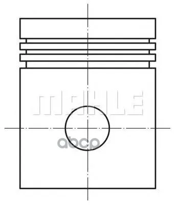 Поршень Двс Opel Vectra 1.8 16v X18xe =80.5 1.2x1.2x2 0.50 98 Mahle/Knecht арт. 0120201