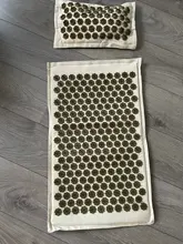 Pillow-Set Cushion Acupuncture-Mat Massage Back-Neck Pain Linen for Cotton Relief-Pad