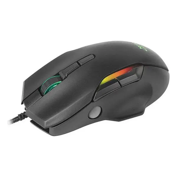 Светодиодный игровой мышь Mars Gaming MMX 12400 точек/дюйм 220 ips 1000 Hz светодиодный черный