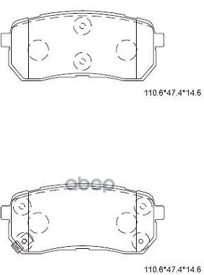 Тормозные Колодки Дисковые ASIMCO арт. KD9758