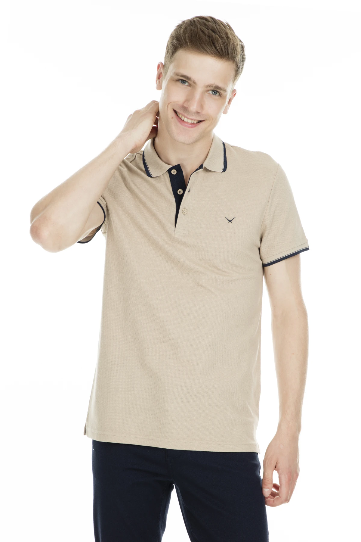 Сафари Cazador Polo футболки мужские shirirt CDR 4614 - Цвет: Сафари