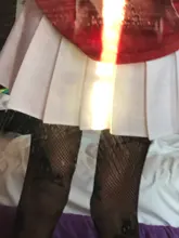 Minifalda blanca y negra para mujer, Falda plisada de cintura alta, a la moda, para chicas dulces y lindas, Cosplay, 2020