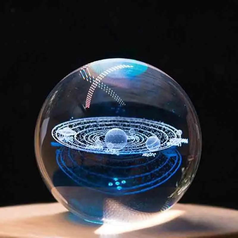 3d солнечная система galaxy crystal ball stylishgram Солнечная Система Глобус стеклянный шар