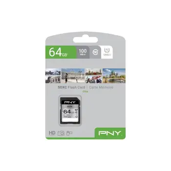 

PNY Elite flash memory 64 GB SDXC class 10 UHS-I