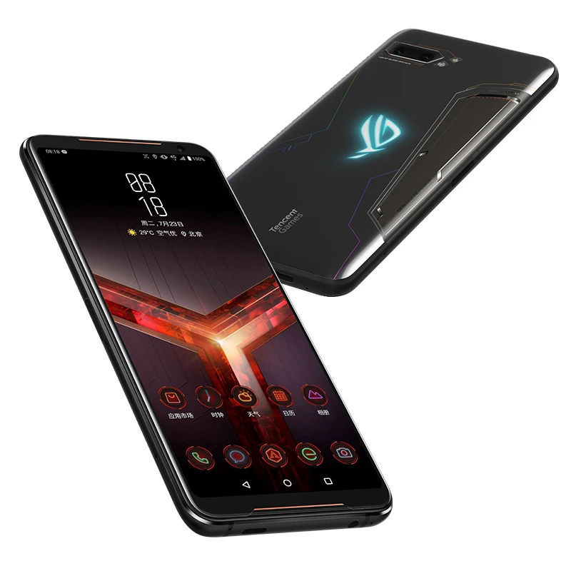 Смартфон ASUS ROG Phone 2 с глобальной версией, 8 ГБ, 128 ГБ, 6,59 дюйма, Snapdragon 855 Plus, 6000 мАч, NFC, Android 9,0, игровой телефон