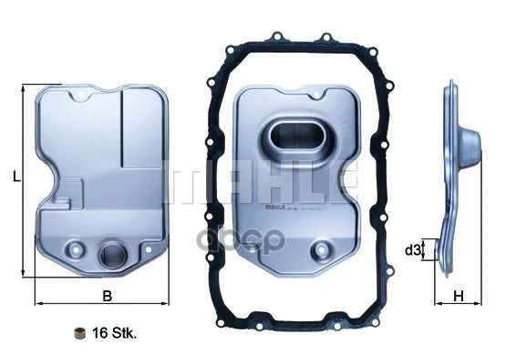 Фильтр Акпп Audi Q7/Vw Touareg С Прокладкой Mahle/Knecht Hx160kit Mahle/Knecht арт. HX160KIT