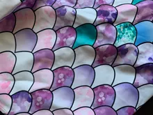 Tankini de sirena con volantes de talla grande para mujer, traje de baño Sexy con estampado de cintura alta, conjunto de Bikini para playa