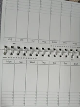 Planificador semanal portátil de animales Kawaii, Agenda, diario, organizador de oficina, papelería, escuela, Plan mensual, 2020, 2021