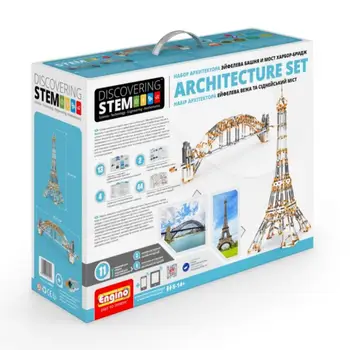 

Designer discovery stem. Set of architect engino stem55