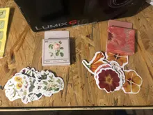 45 unids/set Retro colección de flores pegatina de papel para Scrapbooking Diy diario pegatinas de artículos de papelería, diario pegatinas para álbum