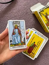 Cartas de Tarot misteriosas para mujeres y niñas, cartas de oráculo, juego de mesa