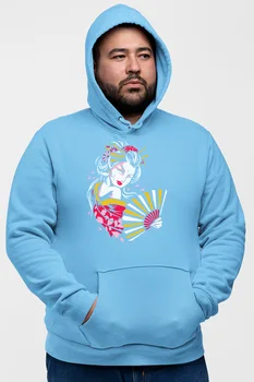 

Angemiel Wear Yelpazeli Male Blue Men 'S Hooded Sweatshirt