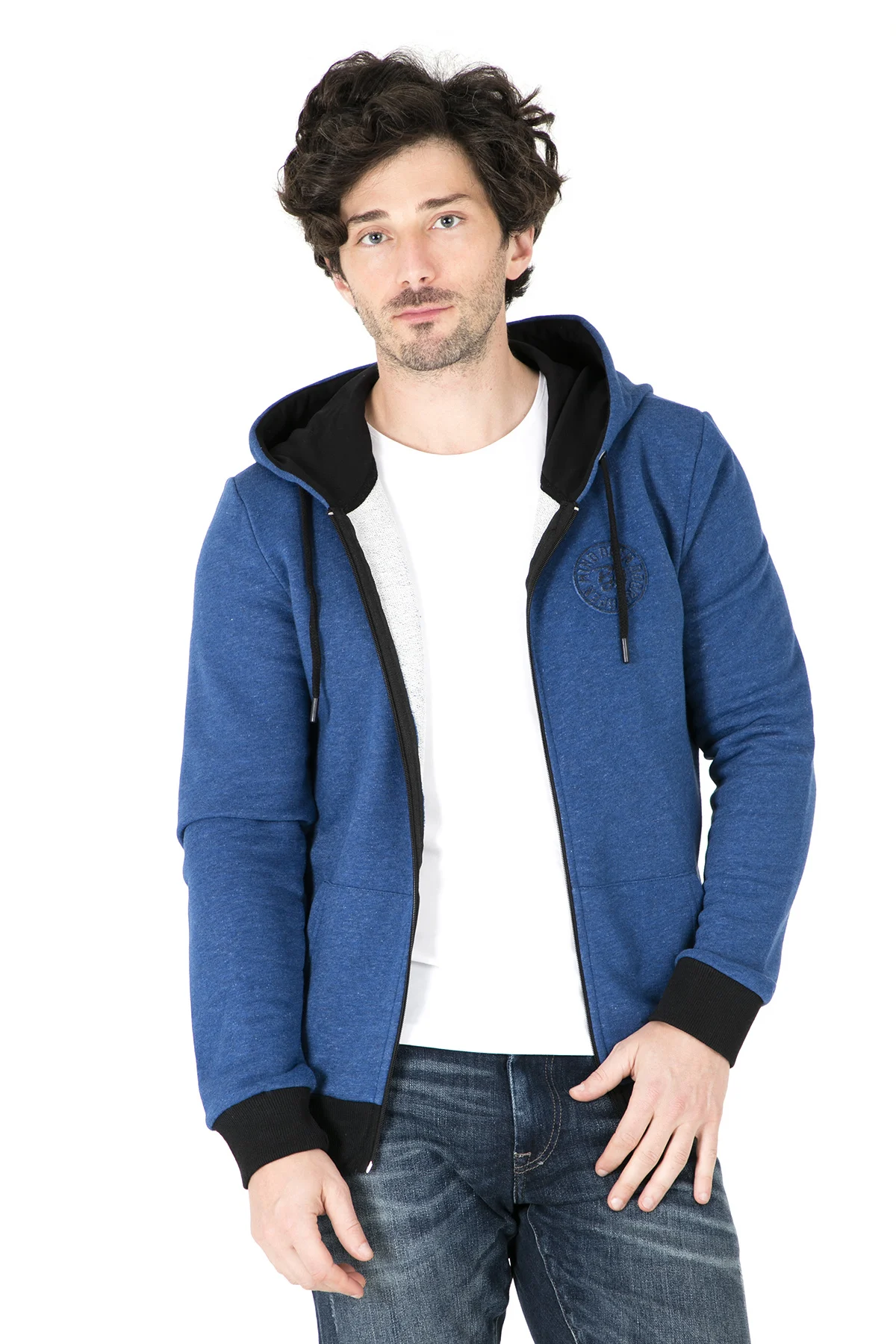 Индиго Бренд PHAZZ SLIM FIT Мужские Спортивные 85124 - Цвет: Индиго