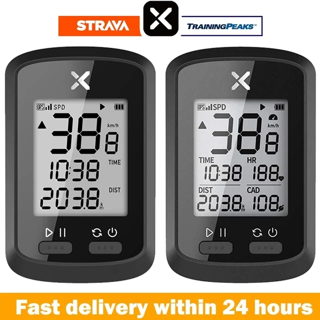 XOSS G+ GPS Wireless Fahrradcomputer, Radfahren Tachometer und