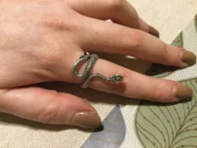 Cool-Rings Halloween Gothic Vintage Anillo Bijoux Deep-Sea-Squid Hombre