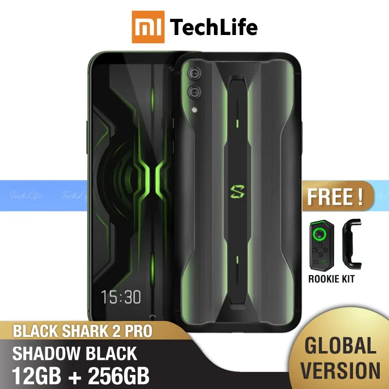Глобальная Версия Black Shark 2 Pro 256 Гб ROM 12 Гб RAM(абсолютно новая/герметичная) black shark 2 pro, blackshark2pro, blackshark - Цвет: Shadow Black 256GB
