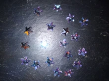 Glass-Bead Earrings Pendant Necklaces Charms Gems Jewelry-Making Crystal-Heart-Beads