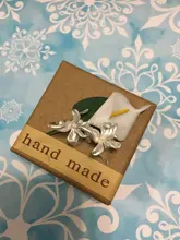 Lotus Fun-pendientes de plata de primera ley con forma de flor para mujer, aretes pequeños, plata esterlina 925 Plata de Ley auténtica, oro de 18 quilates, 18K, diseño fino, hecho a mano