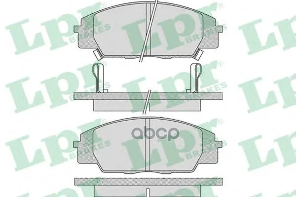 Колодки Тормозные Honda Civic Type R 2.0 01-/S2000 2.0 99- Передние Lpr 05p1070 Lpr арт. 05P1070