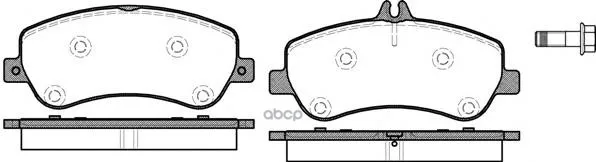 1377 00_[0054206320]!Колодки Дисковые П Mb X204 3.0/3.2cdi/3.5cdi 08 Remsa 137700 Remsa арт. 137700