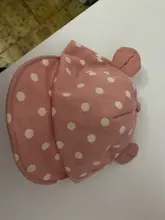 Sombrero de sol con orejas para niños, gorra de béisbol con estampado de lunares para bebé, niño y niña, gorra de béisbol con orejas para fotografía de carretera, primavera y verano