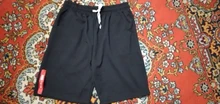 Pantalones cortos blancos de poliéster de estilo japonés para hombre, pantalones deportivos para correr, informales, con cintura elástica, sólido, ropa estampada de verano