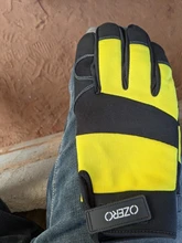 OZERO-guantes de trabajo mecánicos flexibles, Extra Grip Unisex, protección de seguridad para soldadura, jardín, motocicletas deportivas, 9022