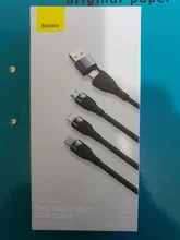 Baseus-Cable USB tipo C 3 en 1, Cable de carga rápida para iPhone 11, XR, 8, 5A, 4 en 1, Micro para Xiaomi Redmi Note 9
