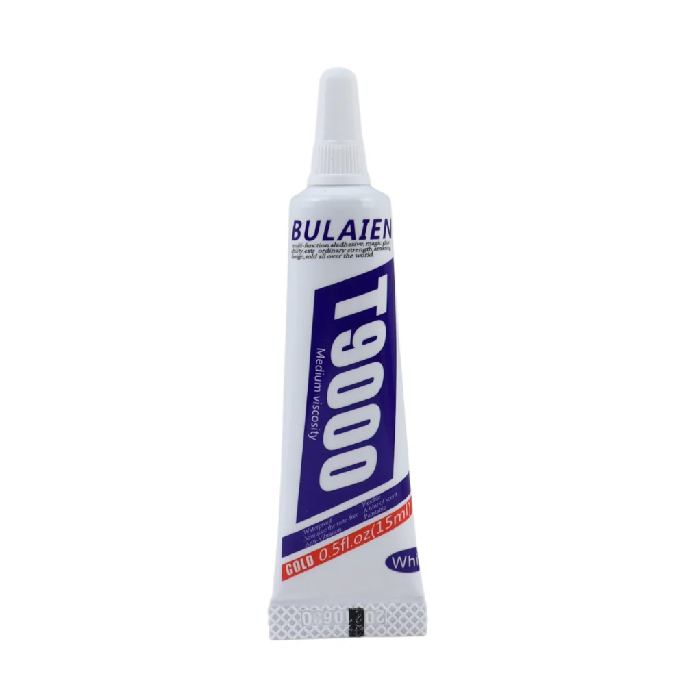 15ML 50ML 110ML Bulaien T9000 투명 접촉 수리 접착제, 정밀 애플리케이터 팁 아크릴 친화적 접착제