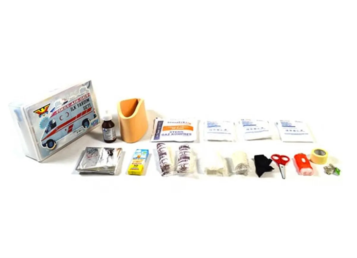 

Wall Mountable Ultra Plastic Workplace First Aid Kit(with neck collar) for vehicle