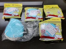 Mascarillas FFP2 reutilizables para niños, máscaras faciales con filtros de 5 capas, KN95, fp2, con elásticos para las orejas, CE