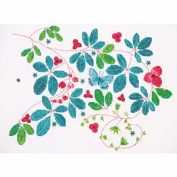 

"Embroidery kit", "floss embroidery kit", "cross stitch", "counted cross", "Anchor"