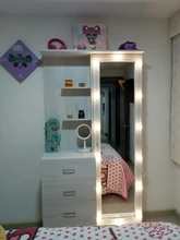 Table-Lamp-Bulb Makeup-Mirror-Light Vanity-Dressing Touch-Dimming Led Hollywood 3-Modes