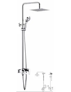 

SET OF BATHTUB IMEX MIXER BRISTOL SPRAYER STAINLESS STEEL 40