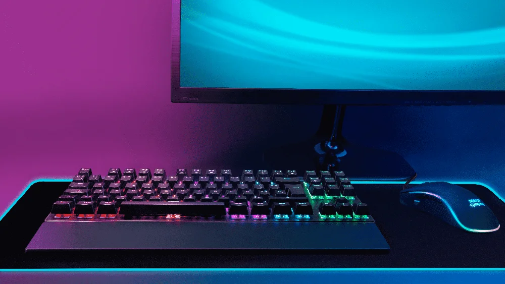 Clavier Gamer mécanique Mars Gaming (Outemu Blue Switch) - MKXTKL RGB (Noir)