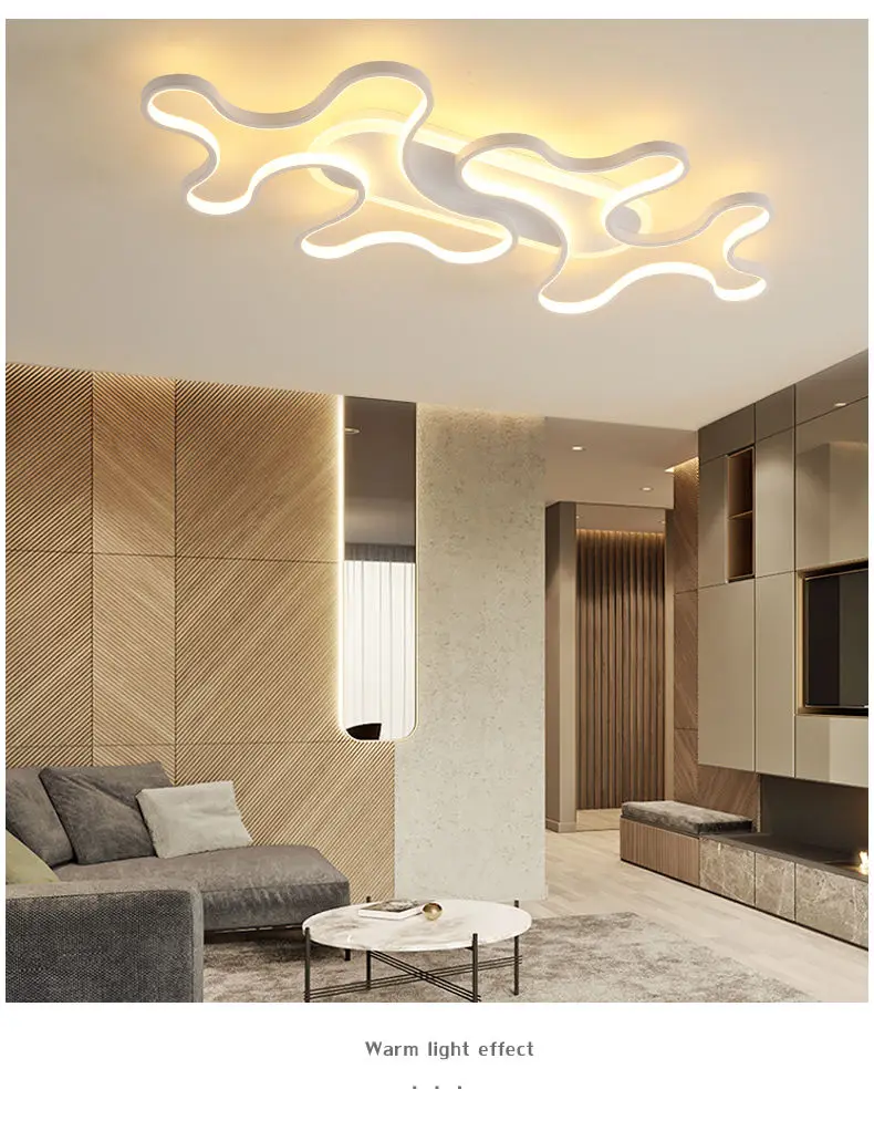 cheap chandeliers Led Chandeliers For Living Room 2022 White Clouds Bedroom Children's Kitchen Modern Ceiling Lamp Home Indoor Lighting Fixtures black and gold chandelier