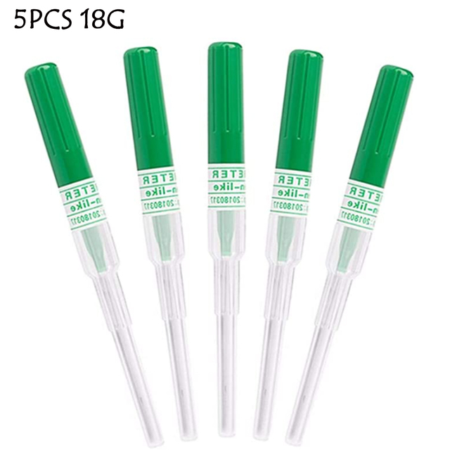 Piercing Needles IV Catheter Needles for Navel Piercing Sterilised Body Tattoo Piercings Tool for Piercing Supplies Kit