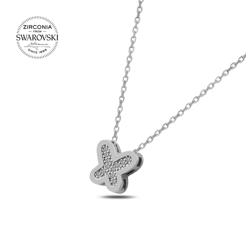 

Armagano Swarovski Zirconia Cubic Zirconia Butterfly Pendant
