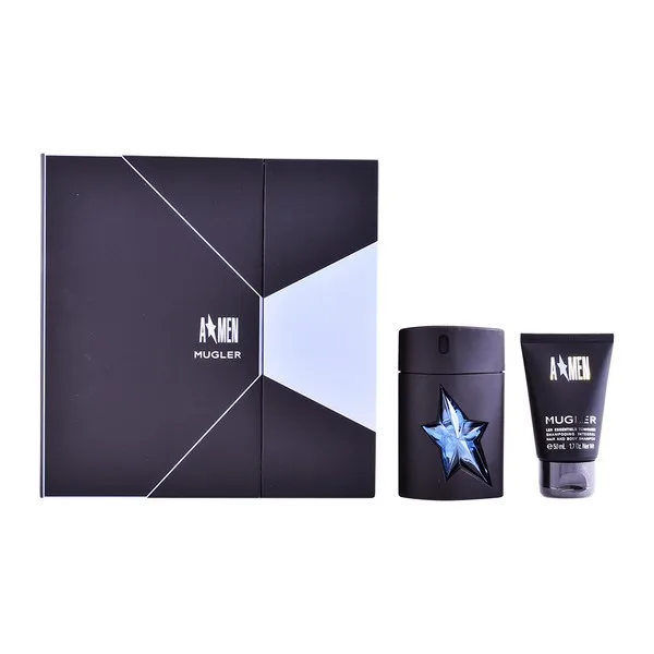 Мужской парфюмерный набор A* men Mugler Тьерри муглер(2 шт) черный белый