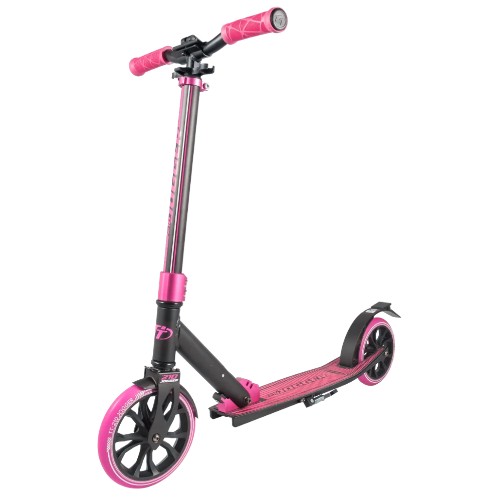 Розовый Самокат Tech Team Jogger 210 - Цвет: Розовый