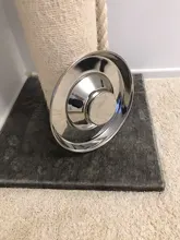 Dog-Bowl Puppy-Litter Stainless-Feeder Dish-Weaning Pet Food-Feeding Silver