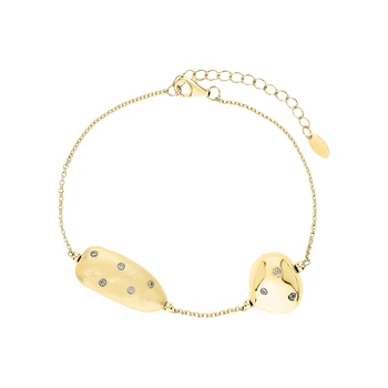 

Silver Bracelet with zirconium and cubic zirconium sunlight sample 925