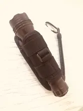 Funda táctica giratoria para linterna de 360 grados, funda para cinturón, funda para linterna, accesorios de iluminación de caza, Kits de supervivencia