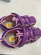 UOVO-zapatos de moda para niños y niñas, sandalias de playa con recortes de gancho y bucle, talla #26-36, 2021