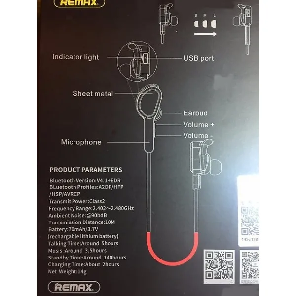 Наушники Премиум Remax RM-S5 черные bluetooth(Черные